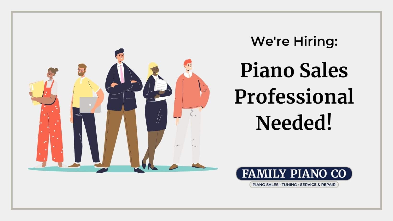 Piano Sales job listing at Family Piano Co