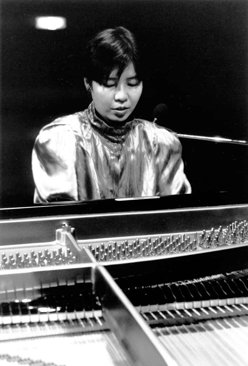 Aki Takahashi at the piano