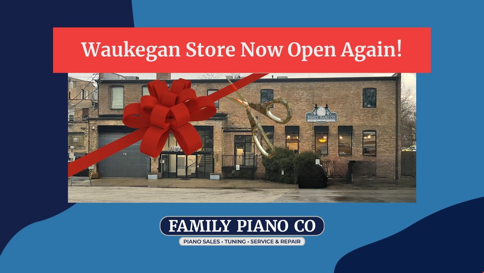 Family Piano's Waukegan Store Reopening