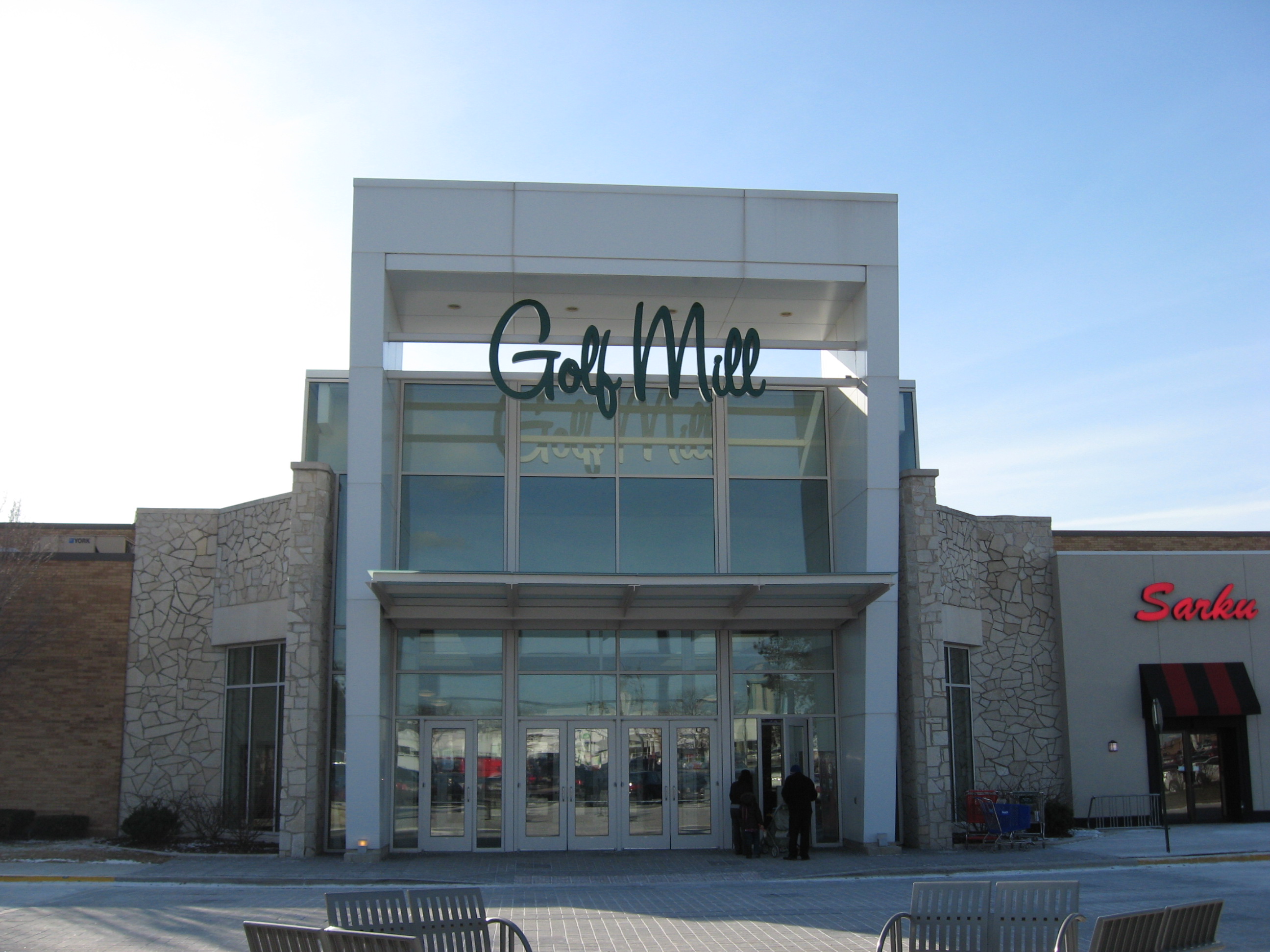 Golf Mill Mall Entrance