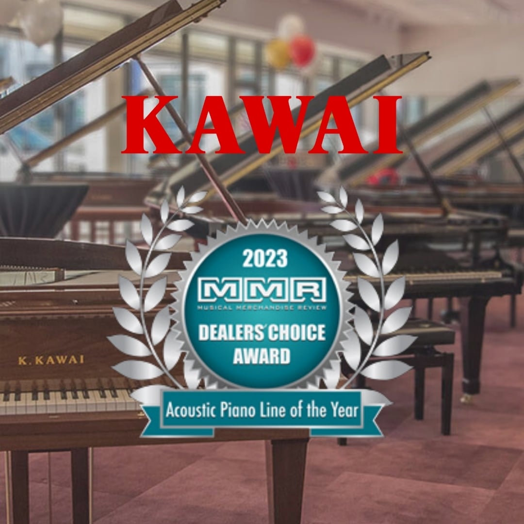 Kawai 2023 MMR Dealer's Choice Award for Acoustic Piano Line of the Year