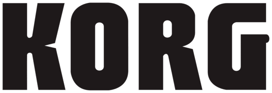 Korg Logo, Black Wordmark