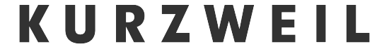 Kurzweil Logo, Black Wordmark
