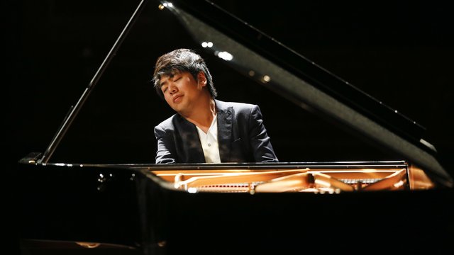 Musician Lang Lang at the piano