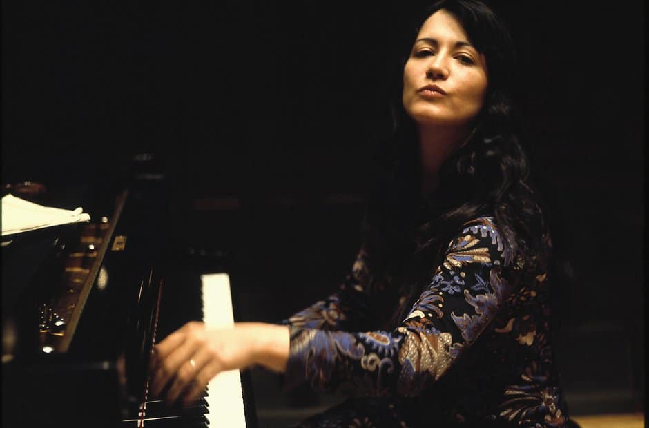 Martha Argerich at the piano