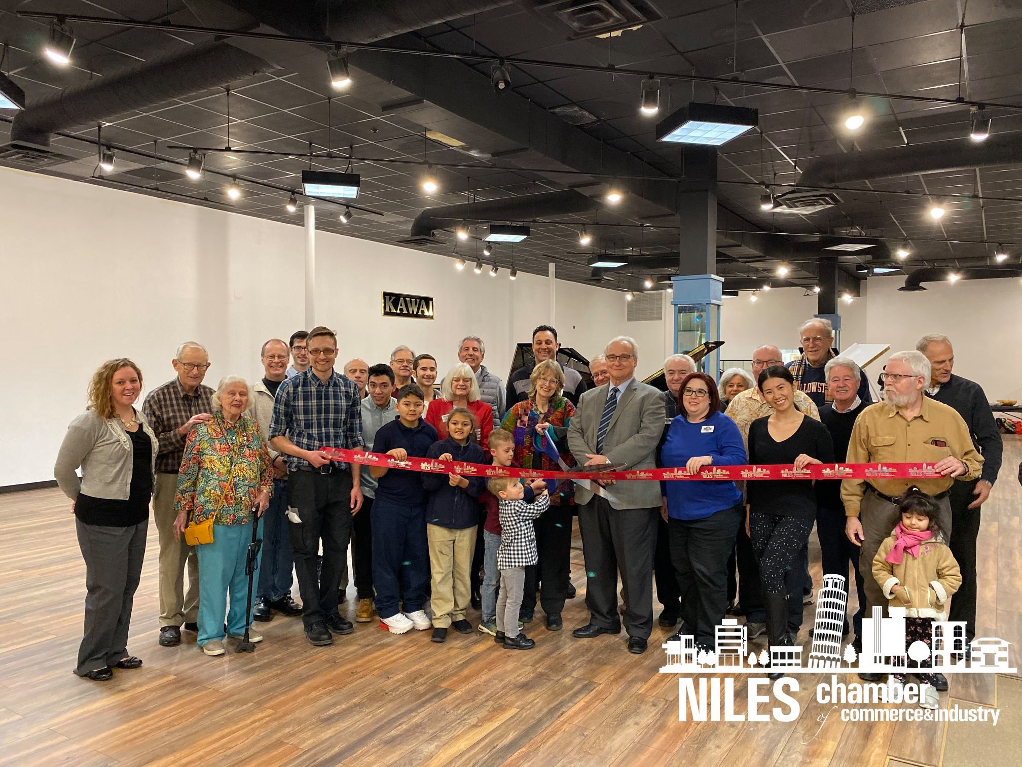 Grand Opening of Family Piano's Niles Store in the Golf Mill Mall 