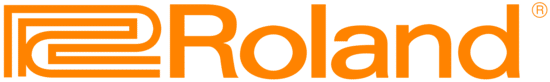 Roland Logo, Orange Wordmark