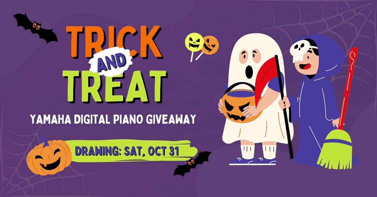Trick and Treat: Yamaha Digital Piano Giveaway 2023
